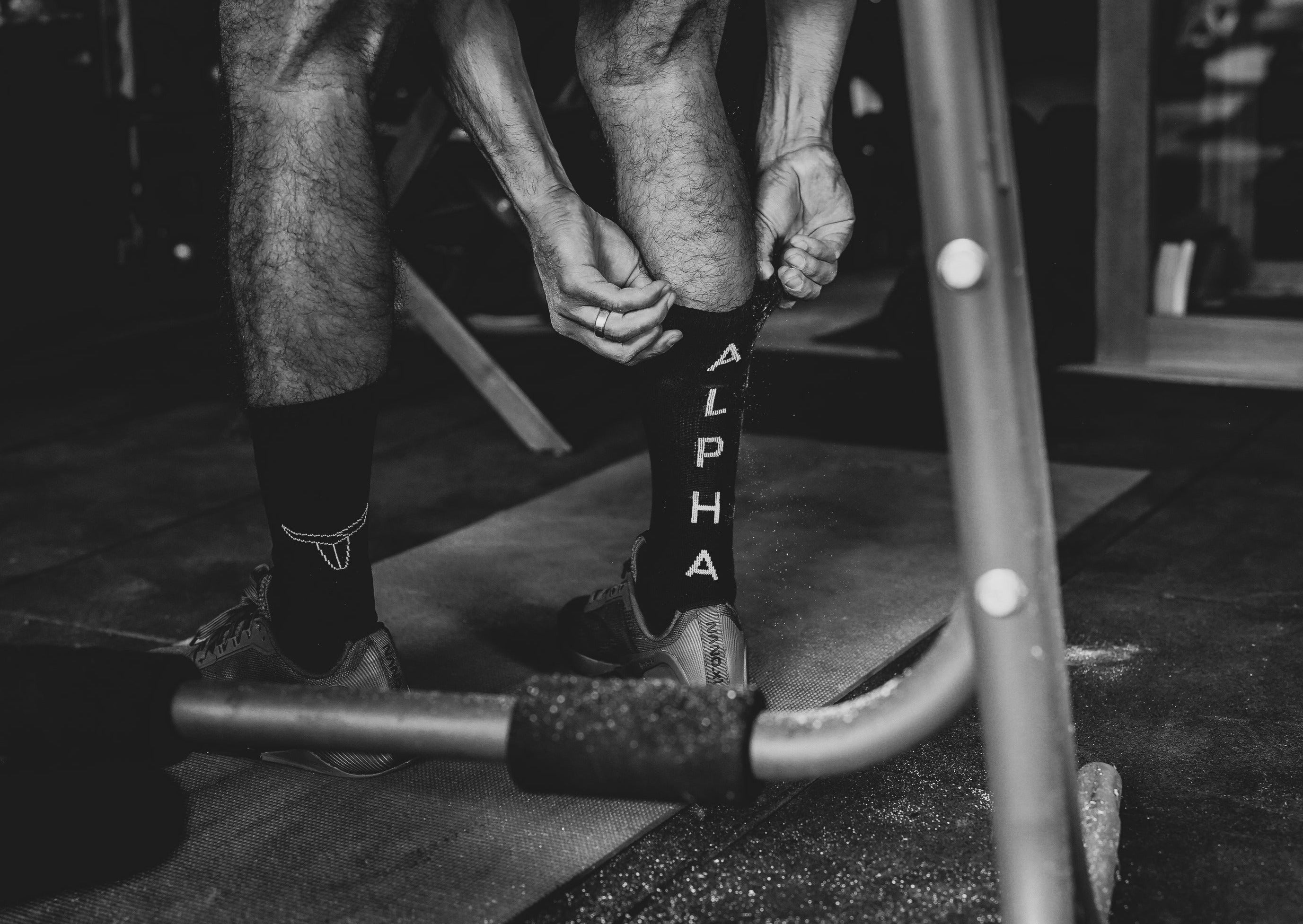 Men's Training Socks - Black